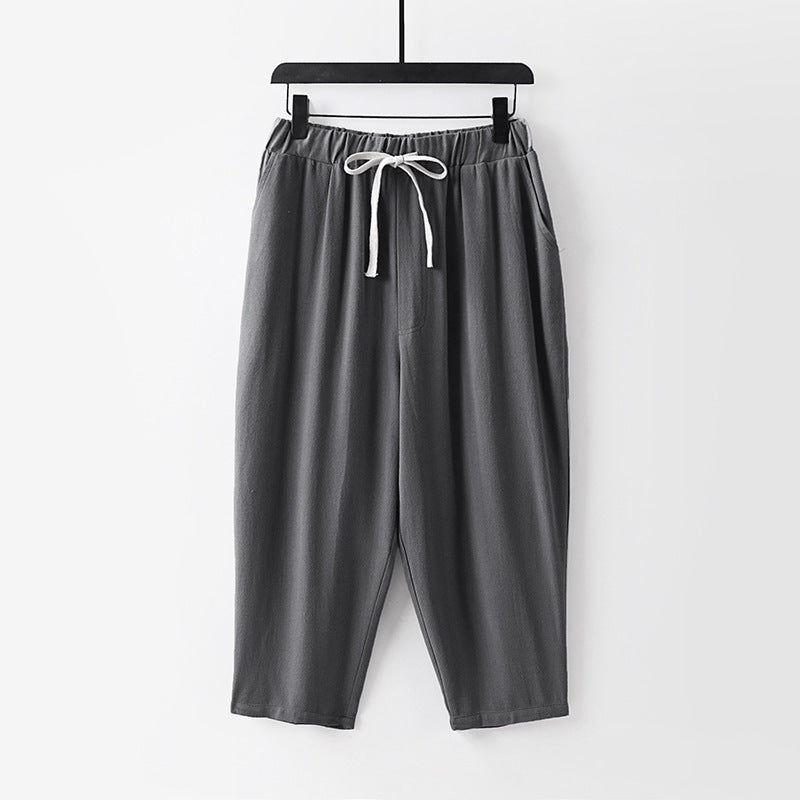 Women Casual Jogging Pants with Drawstring and Wide Leg Mune Fashion