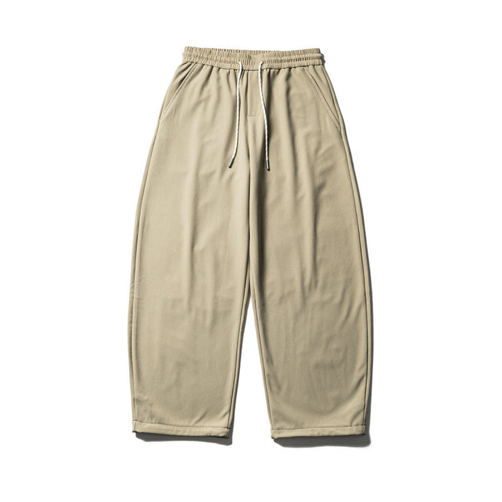 Men's Casual Jogging Pants with Elastic Waistband and Drawstring Mune Fashion