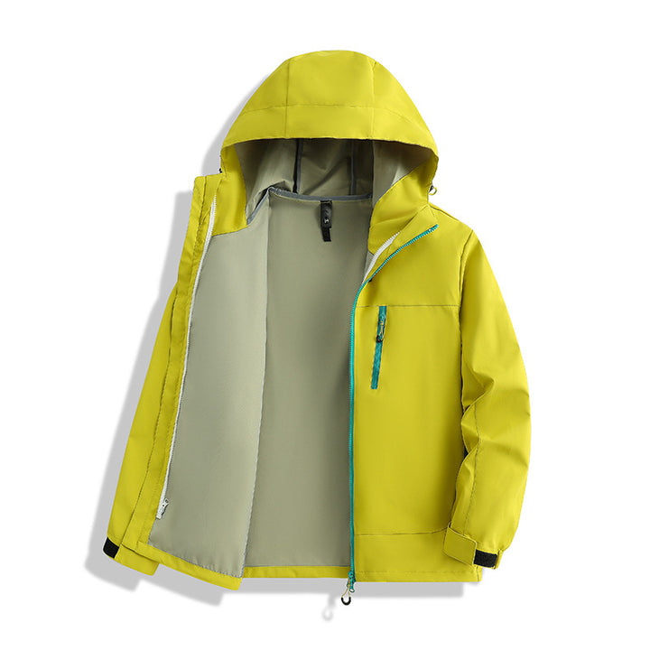 Men's Minimalist Hooded Softshell Jacket with Breathable Mesh Lining & Concealed Zipper Mune Fashion