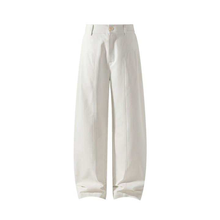 Women Elegant and wide-cut fabric pants Mune Fashion