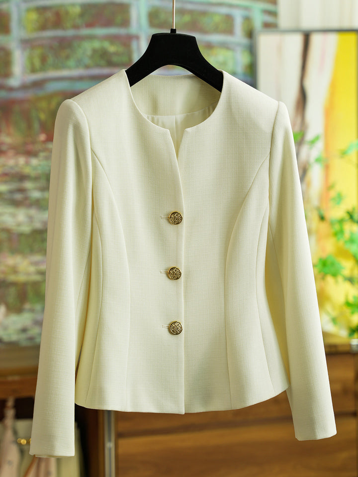Women's elegantly tailored blazer with decorative buttons Mune Fashion