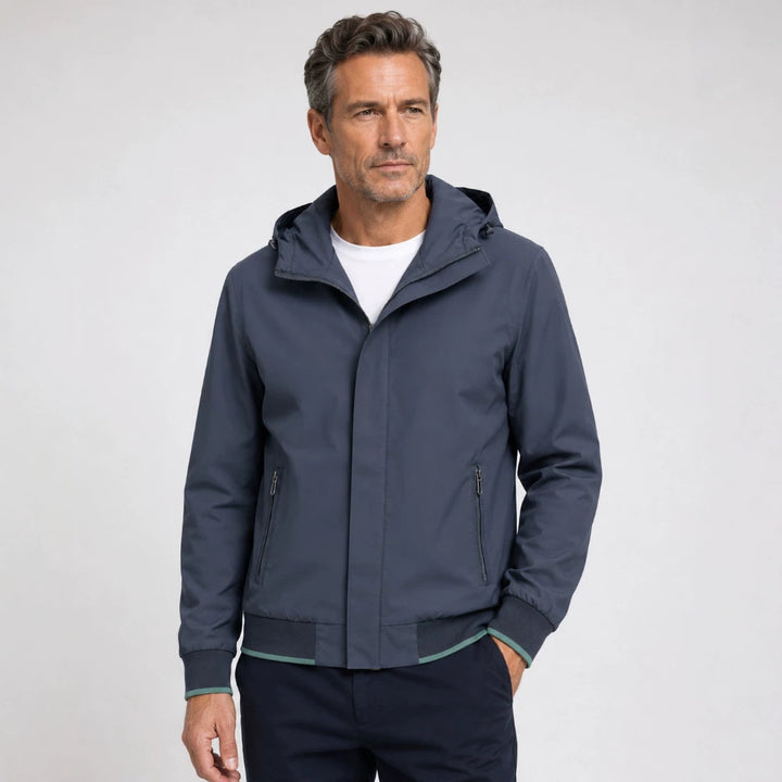 Men's Light Transitional Jacket with Hood Mune Fashion