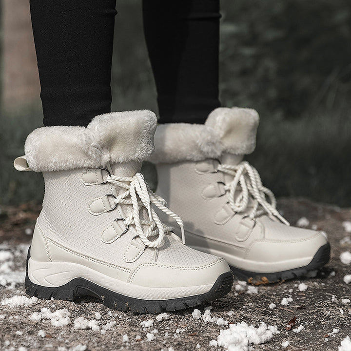 Women's Insulated Ankle High Winter Boots Mune Fashion