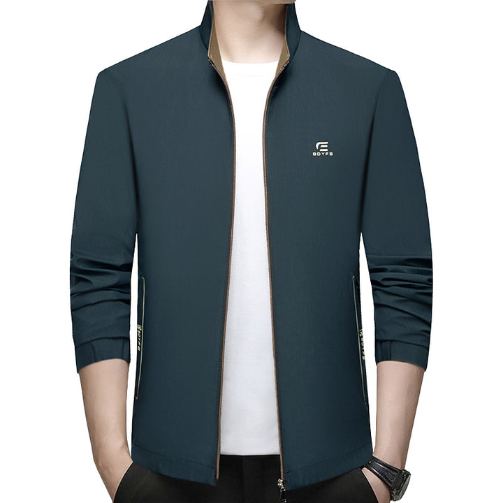 Men's field jacket with contrast inserts and chest zip pocket Mune Fashion