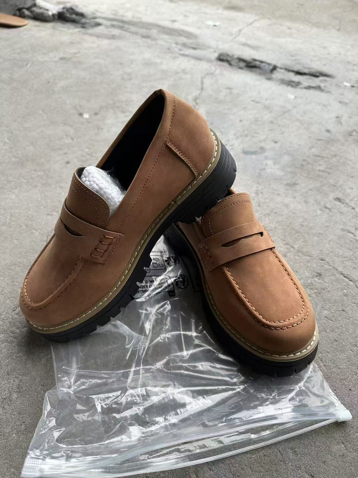 Women Robust Penny Loafer with profiled rubber sole Mune Fashion