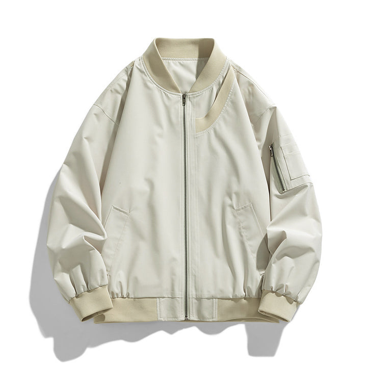 Men's sporty bomber jacket with elastic cuffs Mune Fashion