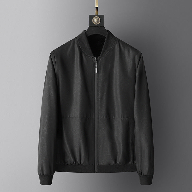 Men's Lightweight Sports Jacket with Zip Collar