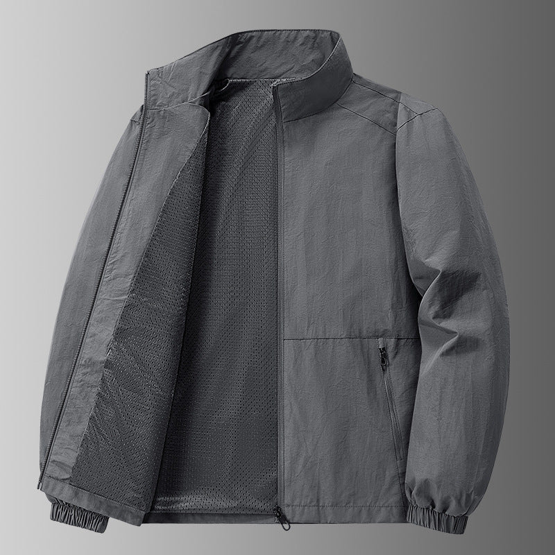 Men's Lightweight Windbreaker with Innovative Breathability Zones Mune Fashion