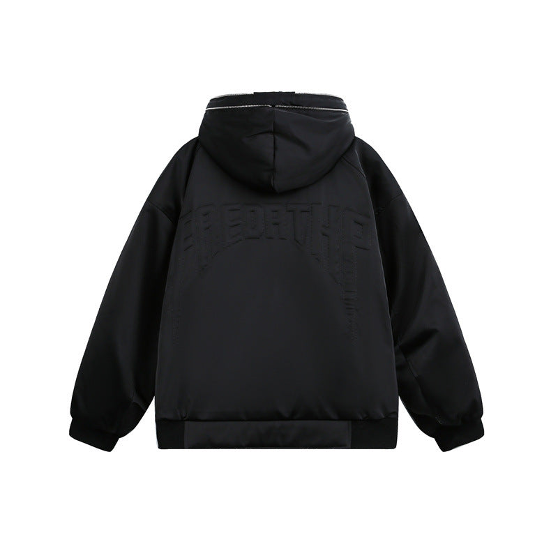 Men's Padded Hooded Bomber Jacket with Thermal Lining Mune Fashion