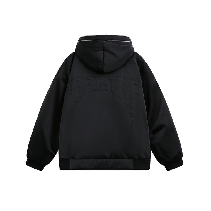 Men's Padded Hooded Bomber Jacket with Thermal Lining Mune Fashion