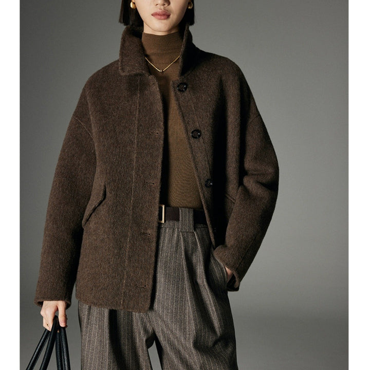 Ladies Stylish Wool Jacket Mune Fashion