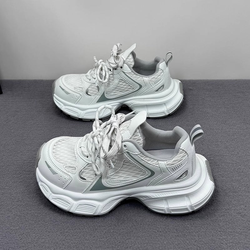 Ladies Athletic Sneakers with Breathable Mesh Upper by Mune Fashion