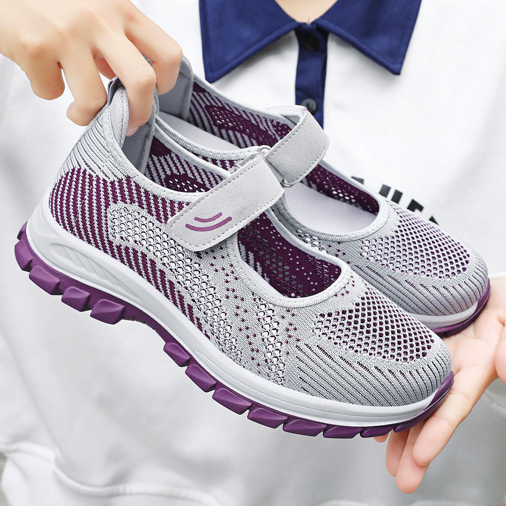 Women's Sporty Slip-On Sneakers with Adjustable Strap Mune Fashion