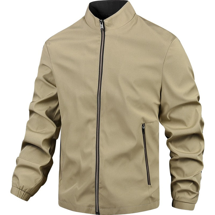 Men's Lightweight Transitional Jacket with High Collar Mune Fashion 1787738638