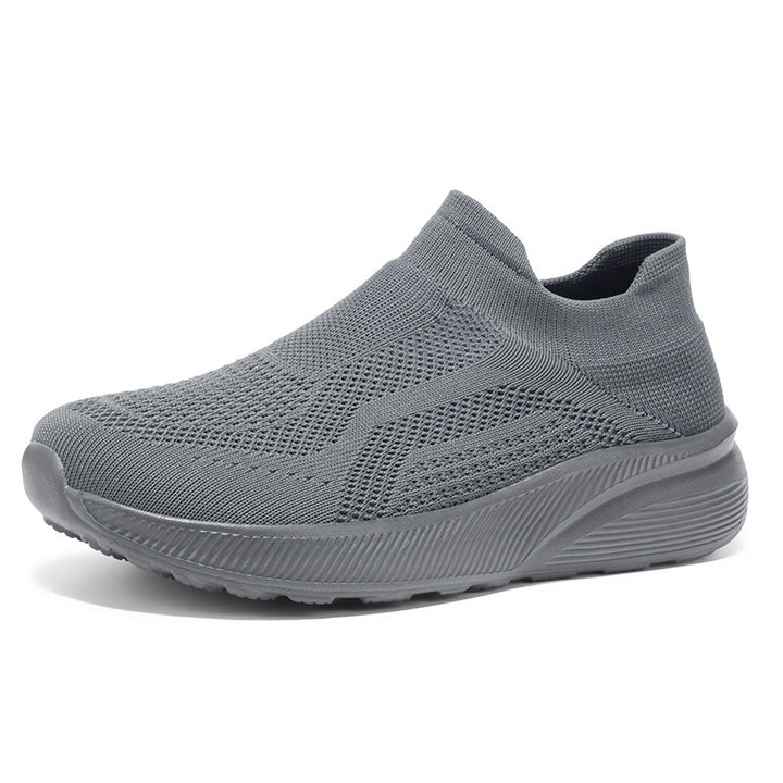 Unisex Breathable Knitted Slip-on Sneaker with Memory Footbed Mune Fashion