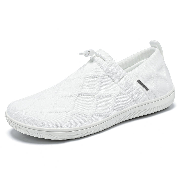 Women's knitted slip-on with elastic cuff and cord stopper Mune Fashion