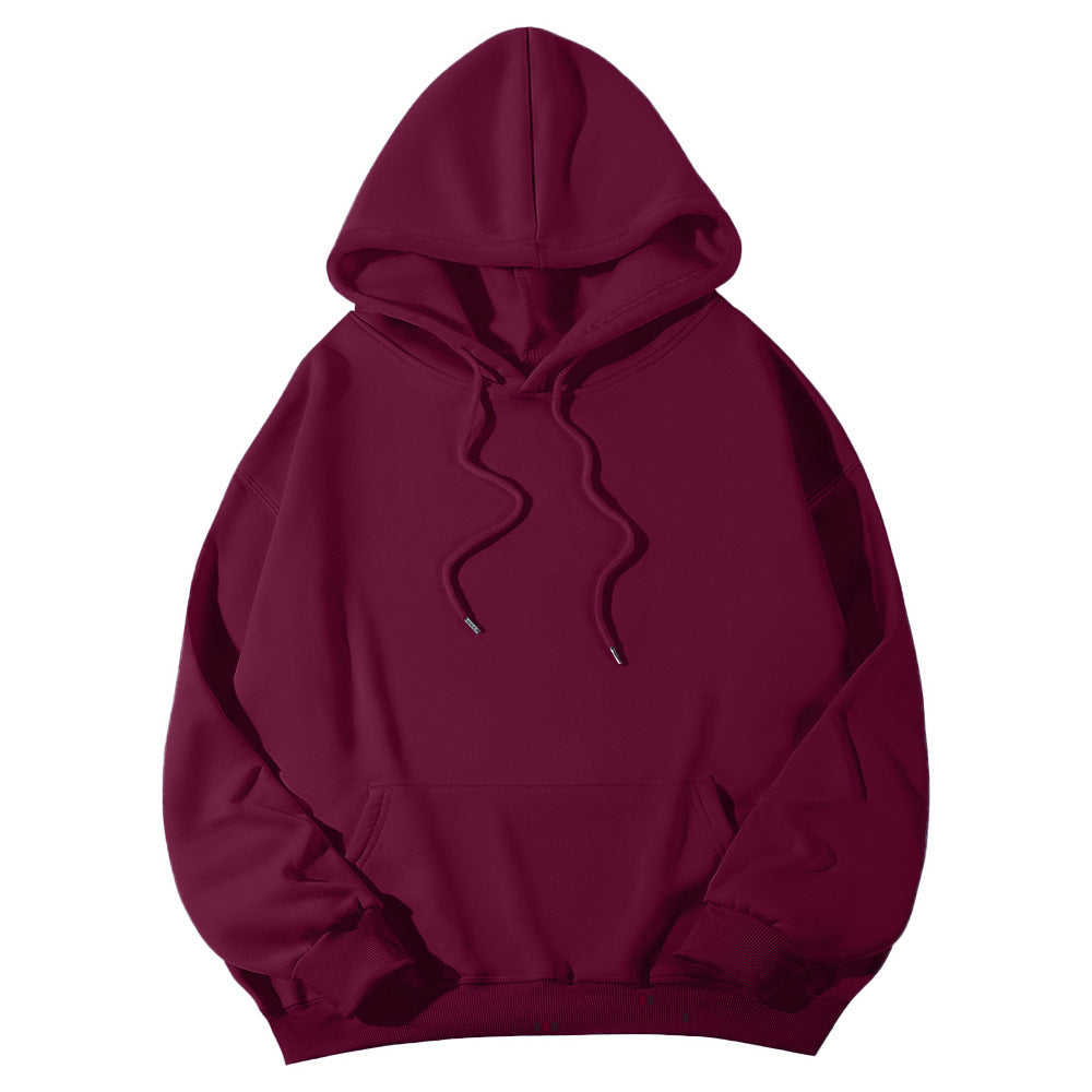 Unisex Oversize Fleece Hoodie with dropped shoulder, kangaroo pocket and wide ribbed hem Mune Fashion