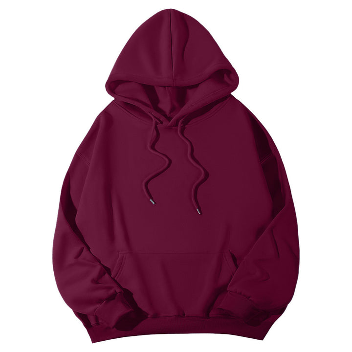 Unisex Oversize Fleece Hoodie with dropped shoulder, kangaroo pocket and wide ribbed hem Mune Fashion