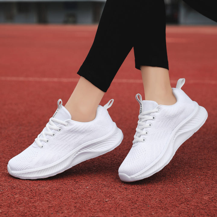 Women's nan ultra-light knit casual sneaker with ergonomic cushioning core sole and pull tab Mune Fashion
