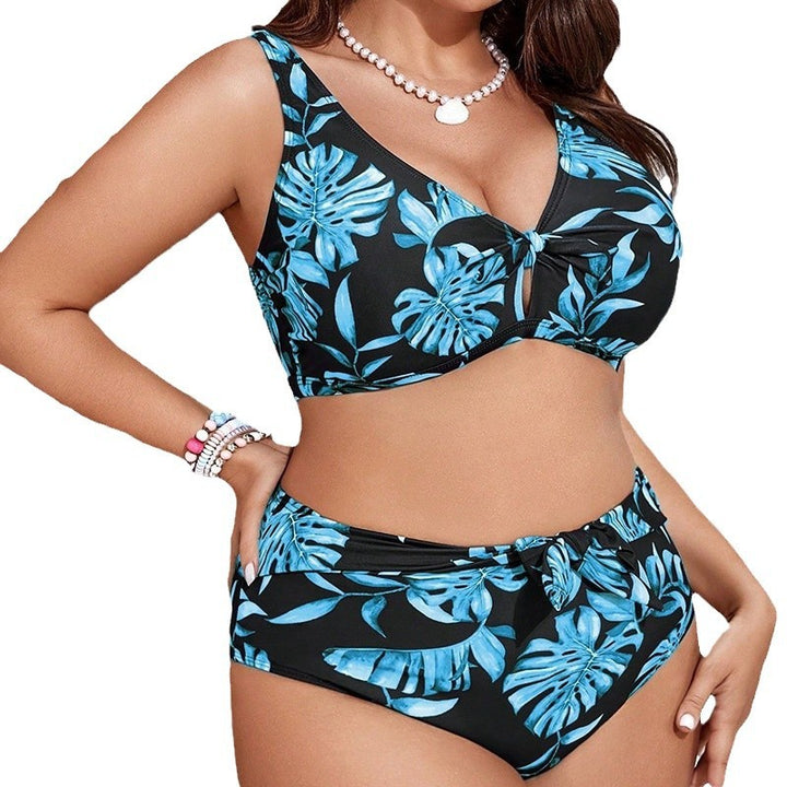 Women's Bikini Set with Elegant Knot Detail