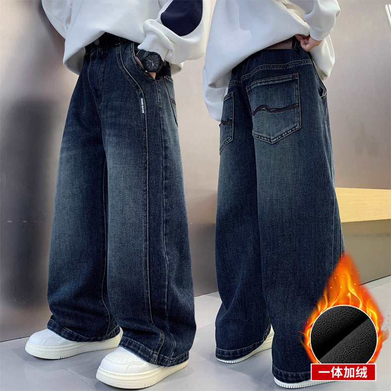 Men's Casual Loose Denim Jeans Mune Fashion