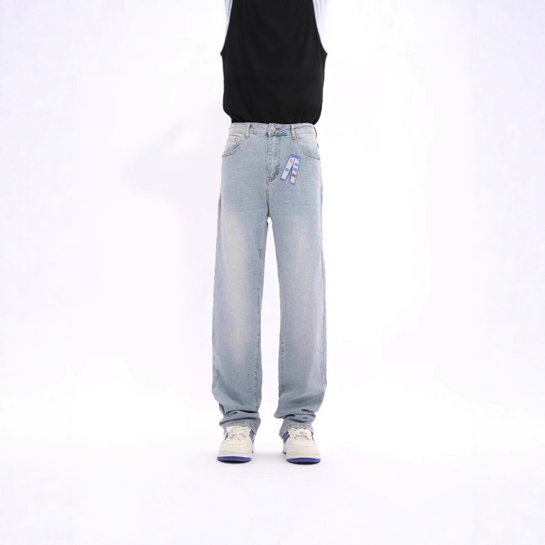 Men's Casual High-Waisted Jeans Mune Fashion