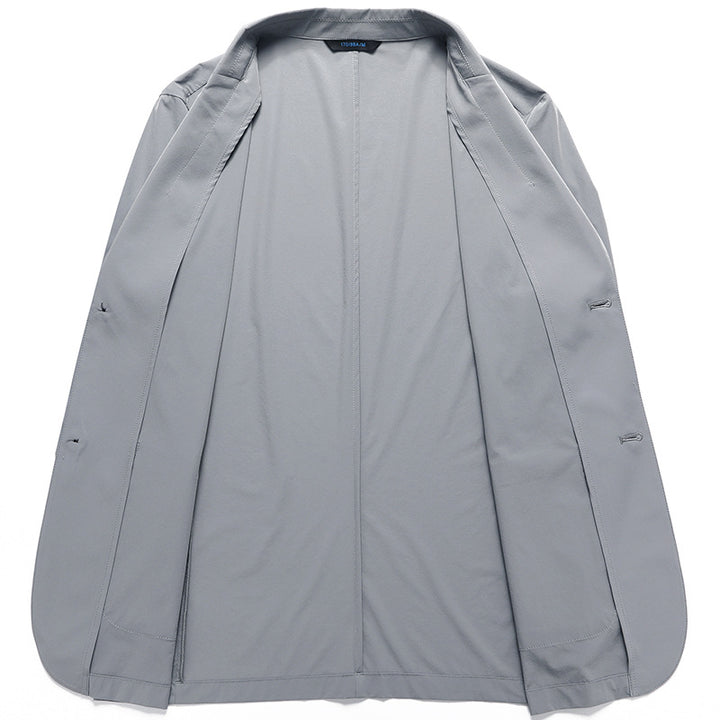 Men Unlined Tech Blazer made of Stretch Microfiber with Patch Pockets Mune Fashion