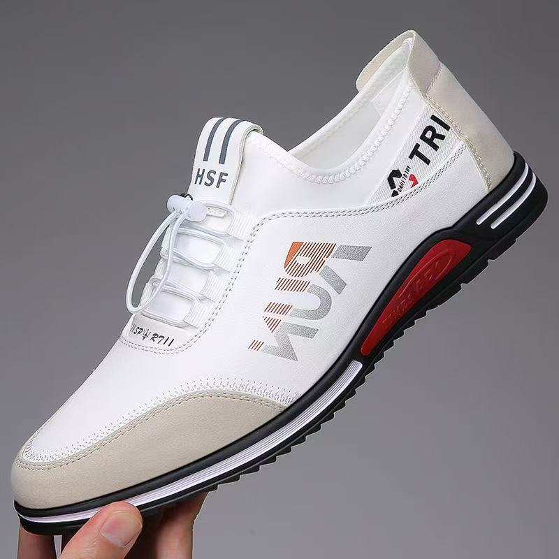 Men's Slip-On Sneaker with Elastic Quick-Lace and Neoprene Comfort Collar Mune Fashion