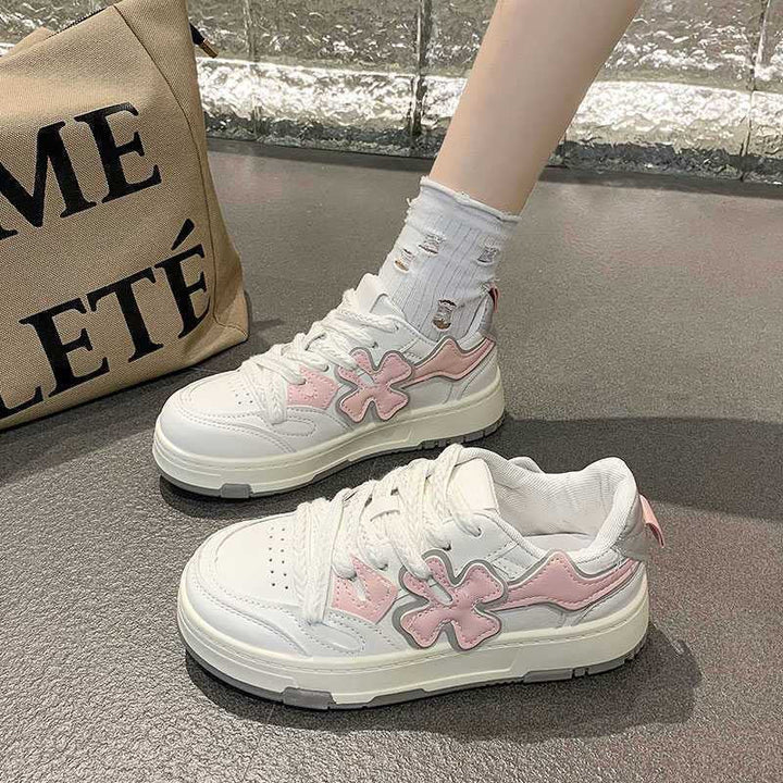 Women's Sneakers in Modern Floral Design Mune Fashion