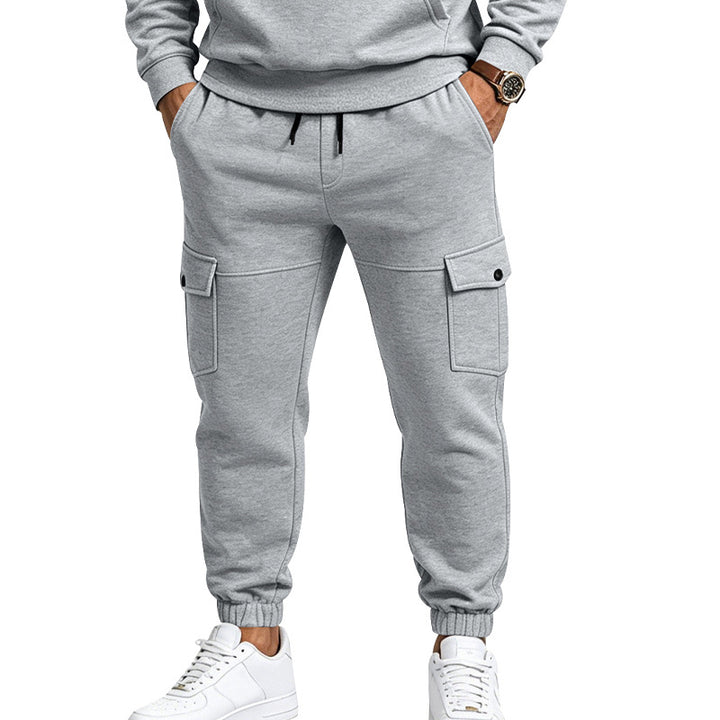 Men's cargo jogging pants with flap pockets and elastic waistband Mune Fashion