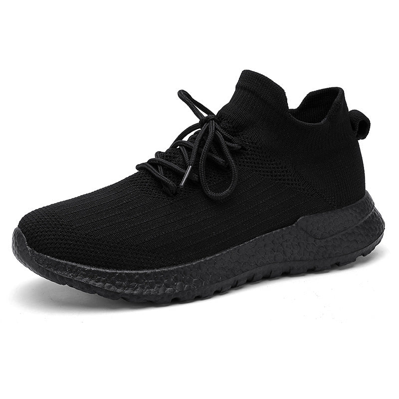 Unisex seamless knit sock sneaker with padded hollow chamber midsole and grippy honeycomb sole Mune Fashion
