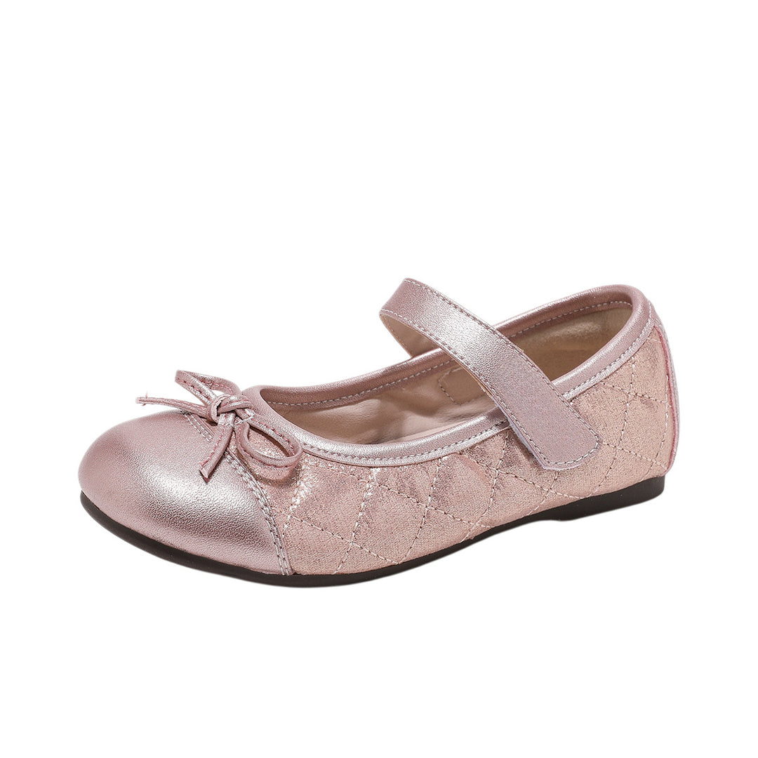 Girls Mary Jane Ballet Flats with shiny upper material Mune Fashion
