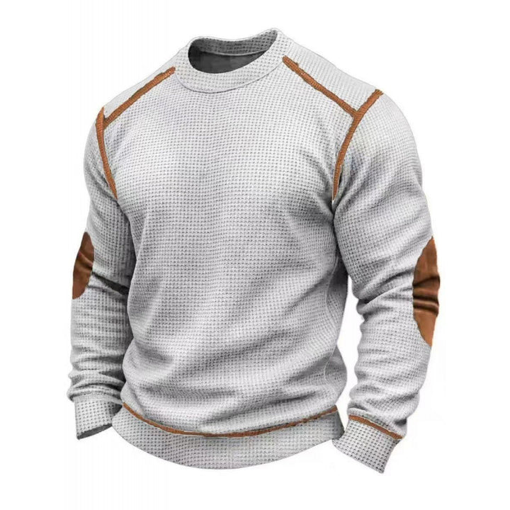 Men's Stylish Long Sleeve Sweater with Textured Design Mune Fashion