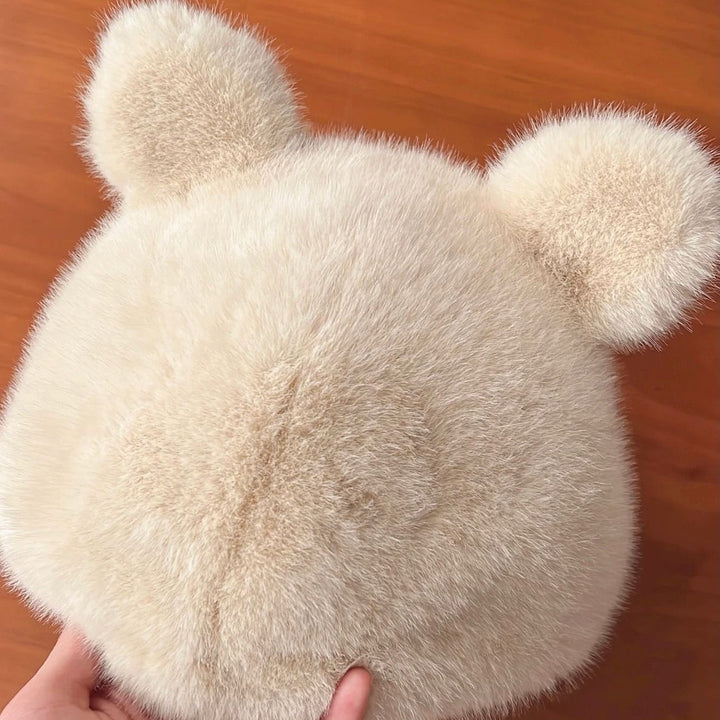Ladies Cozy Hat with Bear Ears made of high-quality Faux Fur Mune Fashion