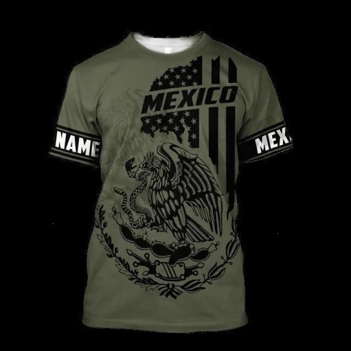 Unisex nan customizable fan jersey with back print, breathable functional fabric and Mexico crest Mune Fashion