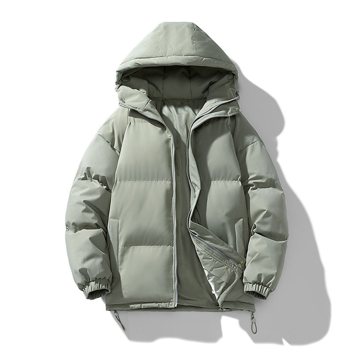 Unisex Padded Hooded Quilted Jacket with Thermal Insulation and Adjustable Hem Mune Fashion