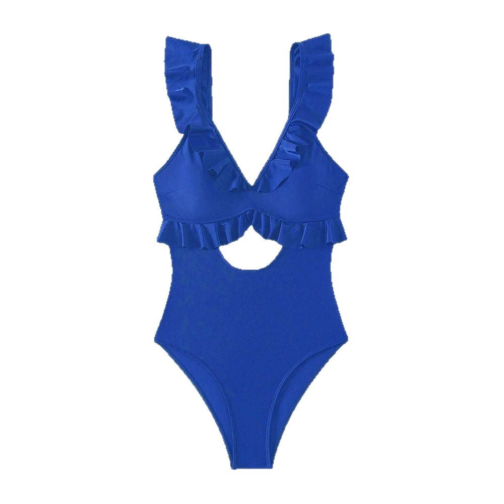 Women Elegant Swimsuit with Ruffle Details Mune Fashion