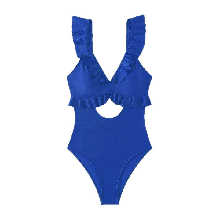 Women Elegant Swimsuit with Ruffle Details Mune Fashion