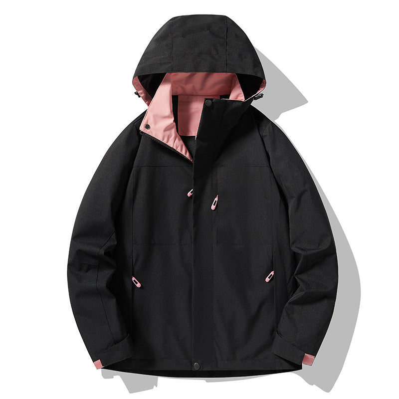Men's minimalist technical hooded softshell jacket with matte finish and concealed zippers Mune Fashion