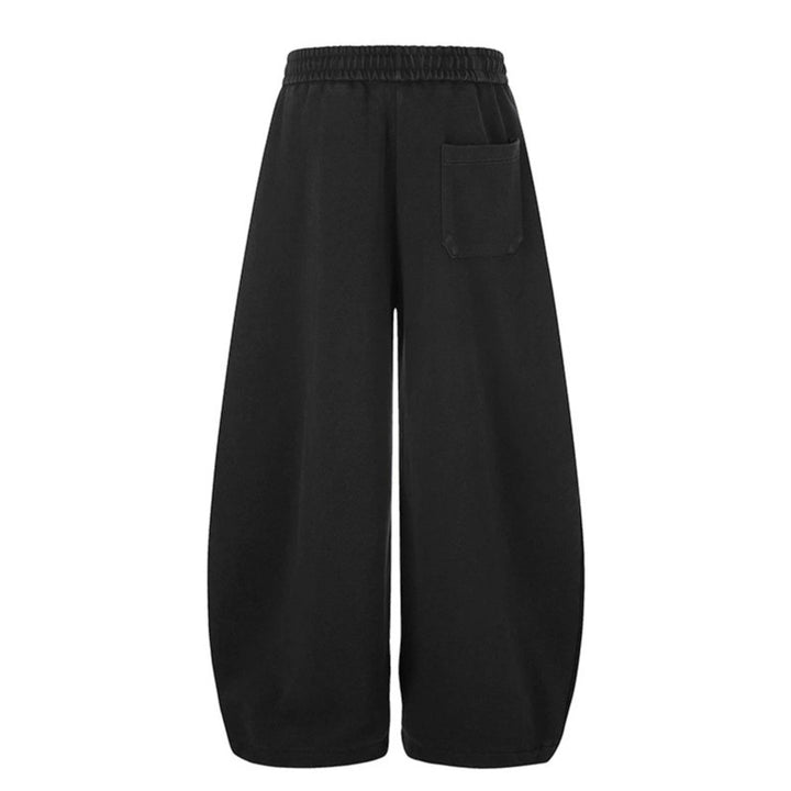 Women's Extra Wide Palazzo Sweatpants with Drawstring Waist, Star Print & Adjustable Balloon Hem Mune Fashion