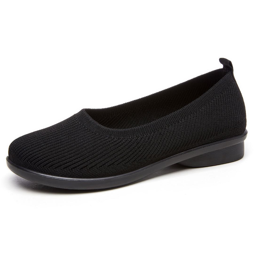 Women’s seamless comfort ballerina made of technical knit with ergonomic memory footbed and flexible profile sole Mune Fashion