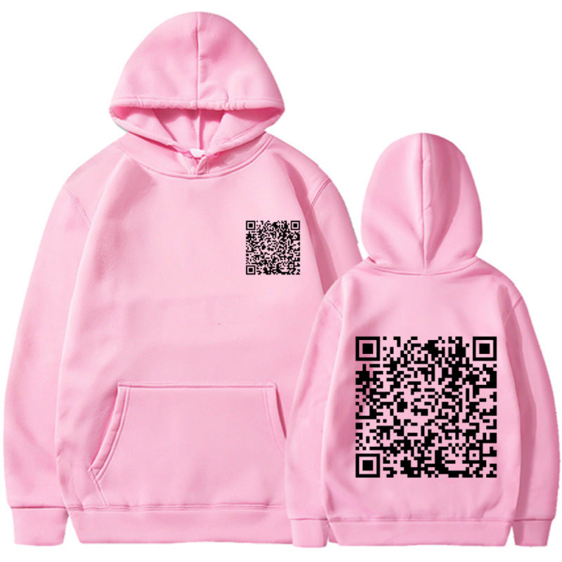 Women's Sporty Hoodie with QR Code Mune Fashion