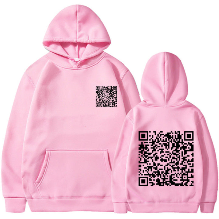Women's Sporty Hoodie with QR Code Mune Fashion