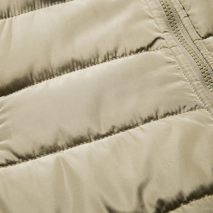 Men's Padded Thermal Puffer Vest with Teddy Fleece Lining and Ribbed Cuffs Mune Fashion