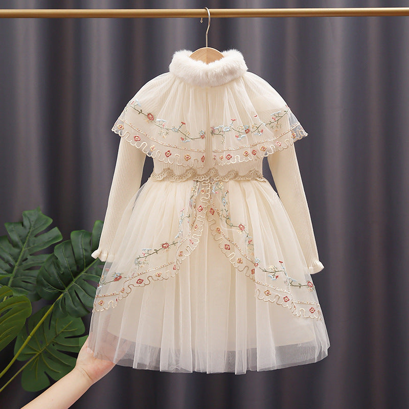 Ladies Lace Trim Festive Dress Mune Fashion