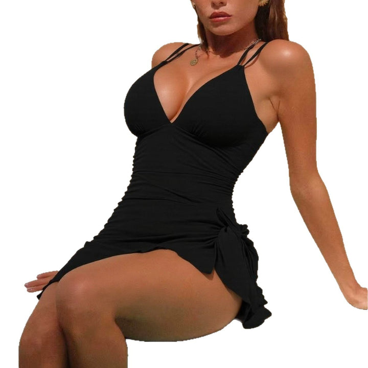 Ladies refined wrap swimsuit Mune Fashion