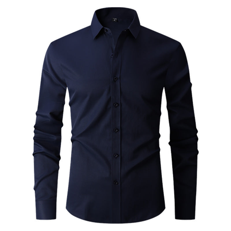 Men's tailored business shirt with Kent collar and stretch comfort Mune Fashion