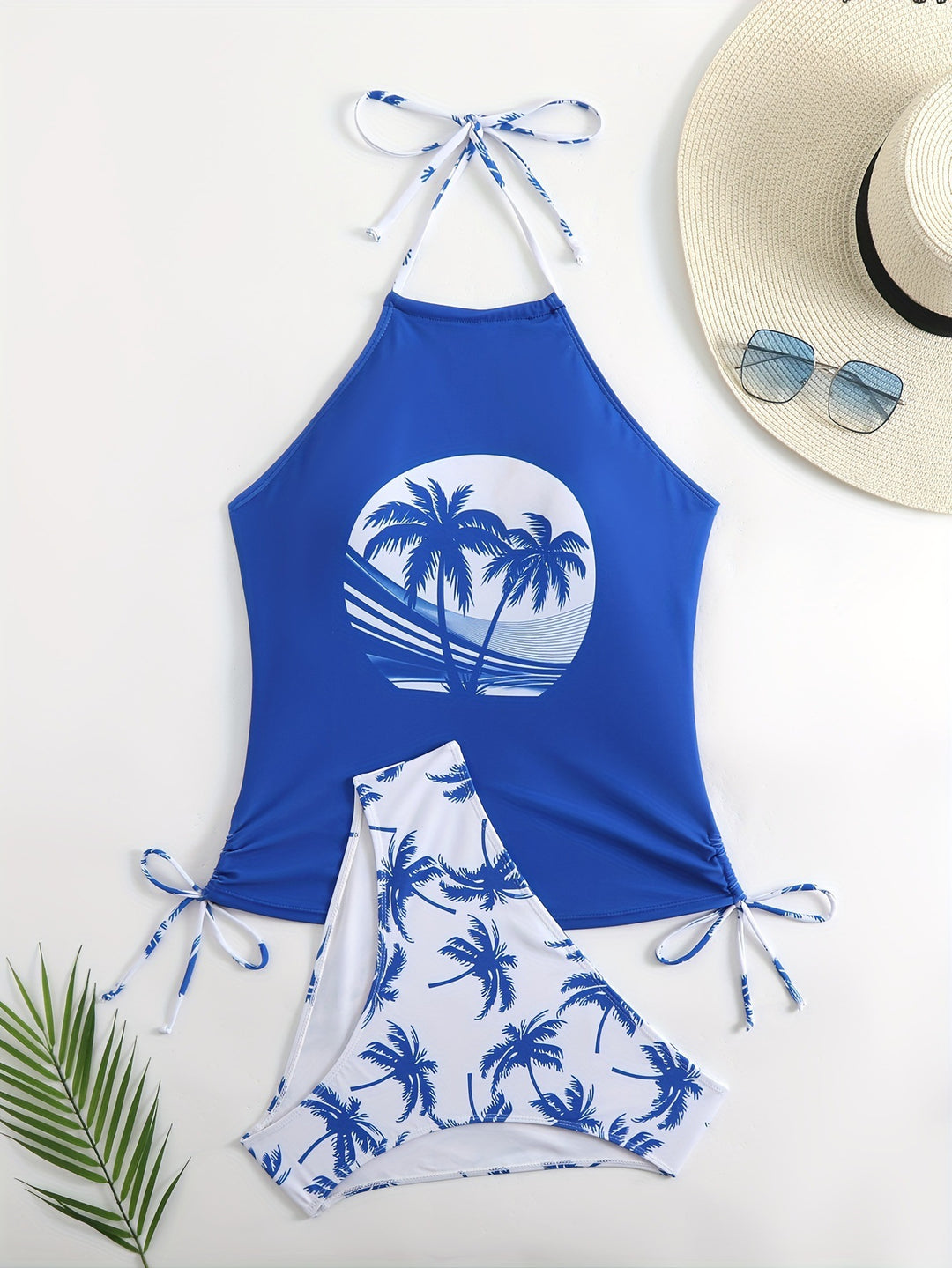 Women's bikini set with palm pattern from Mune Fashion