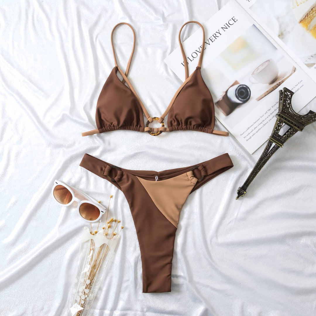 Women High-Cut Bikini Set Mune Fashion