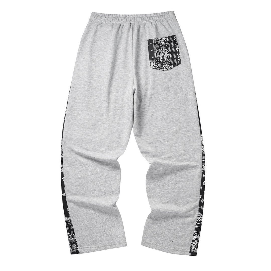 Ladies Casual Leisure Pants with Modern Graphic Inserts Mune Fashion